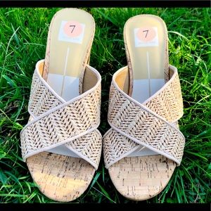 Dolce Vita Cork Heel Sandals
